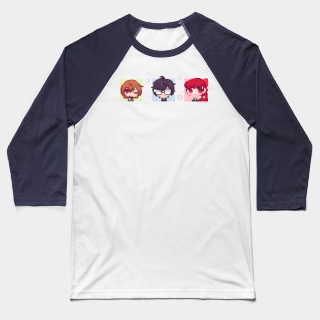 P5R trio Baseball T-Shirt by OkiComa